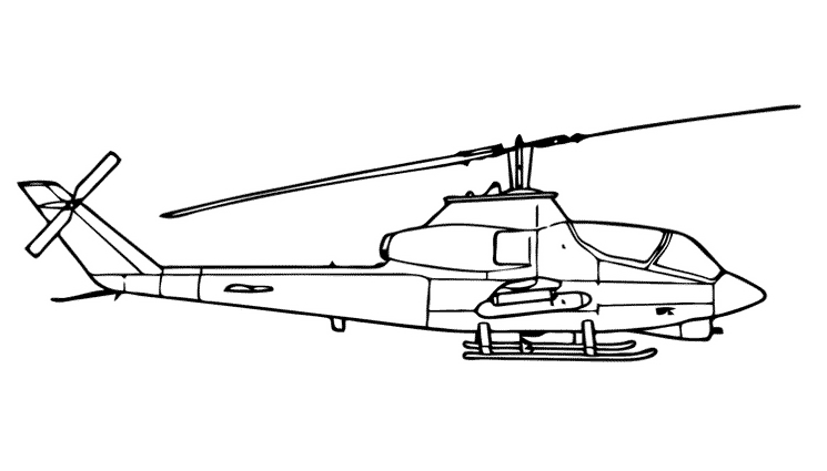 Dibujo gratuito Helicóptero #136200 de la coleccion Transporte para imprimir