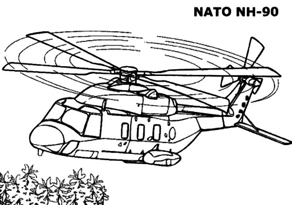 Dibujo gratuito Helicóptero #136225 de la coleccion Transporte para imprimir