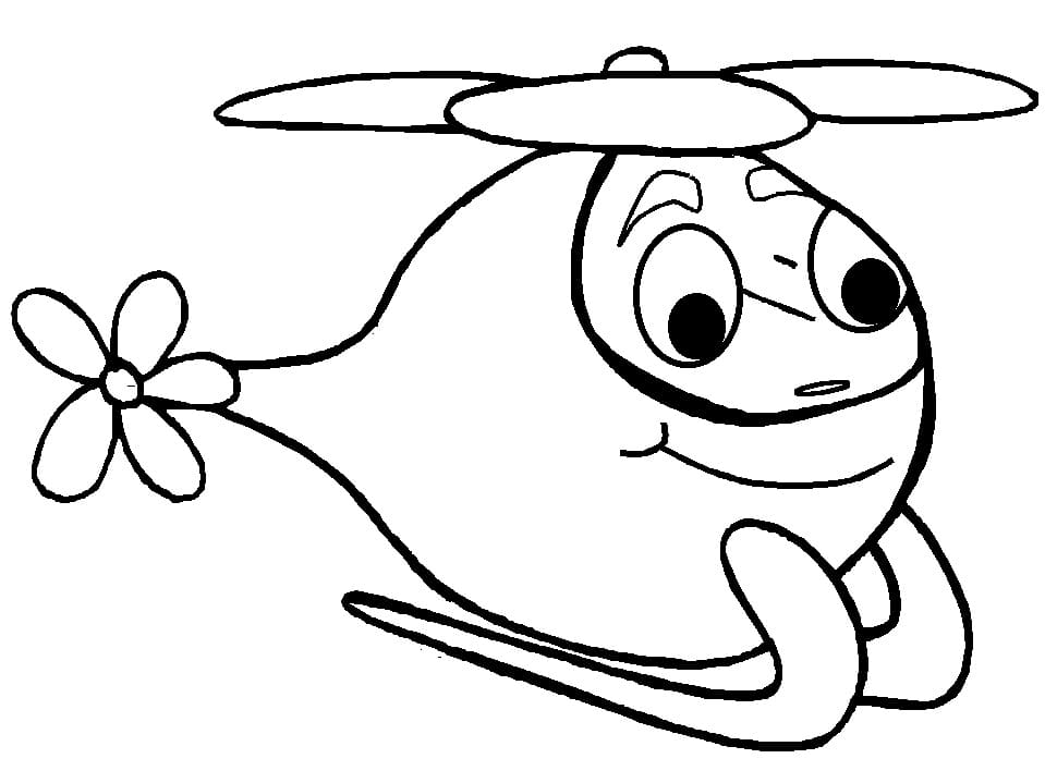 Dibujo gratuito Helicóptero #174154 de la coleccion Transporte para imprimir