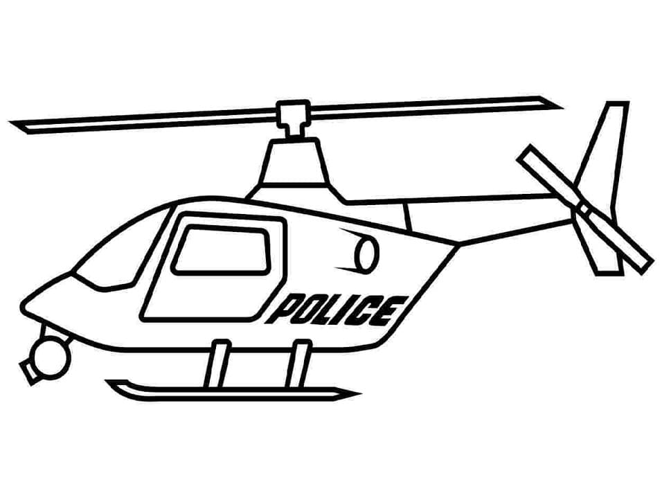 Dibujo gratuito Helicóptero #217875 de la coleccion Transporte para imprimir