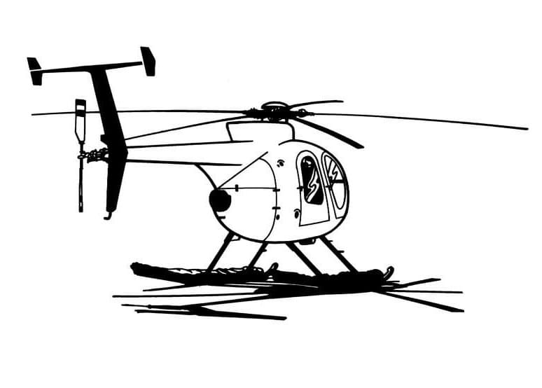 Dibujo gratuito Helicóptero #217884 de la coleccion Transporte para imprimir
