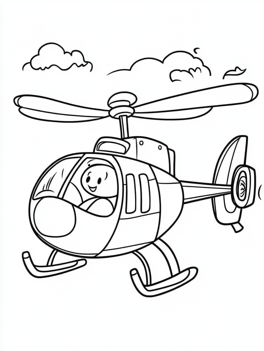 Dibujo gratuito Helicóptero #217890 de la coleccion Transporte para imprimir Dibujo gratuito Helicóptero #217890 de la coleccion Transporte para imprimir