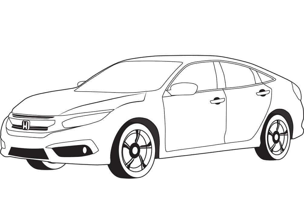 Dibujo gratuito Honda #204975 de la coleccion Transporte para imprimir