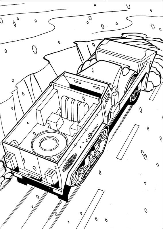 Dibujo gratuito Hot Wheels #174778 de la coleccion Transporte para imprimir