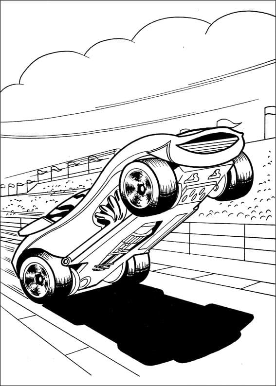 Dibujo gratuito Hot Wheels #174781 de la coleccion Transporte para imprimir