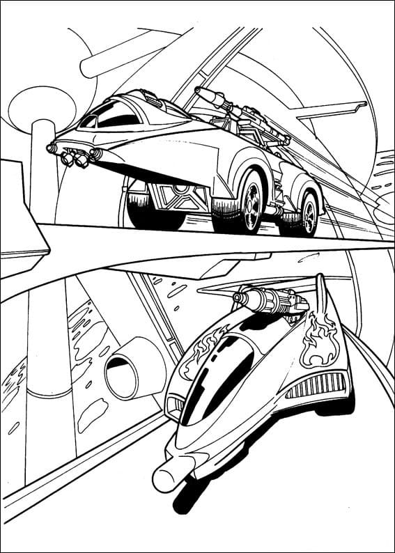 Dibujo gratuito Hot Wheels #174784 de la coleccion Transporte para imprimir