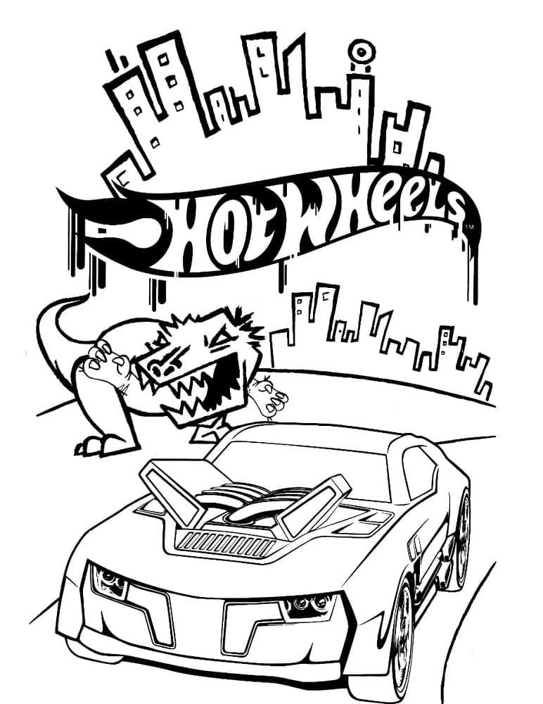 Dibujo gratuito Hot Wheels #218451 de la coleccion Transporte para imprimir Dibujo gratuito Hot Wheels #218451 de la coleccion Transporte para imprimir