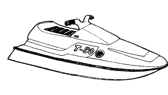 Dibujo para colorear: Jet ski / Seadoo (Transporte) #139938 - Dibujos para Colorear e Imprimir Gratis
