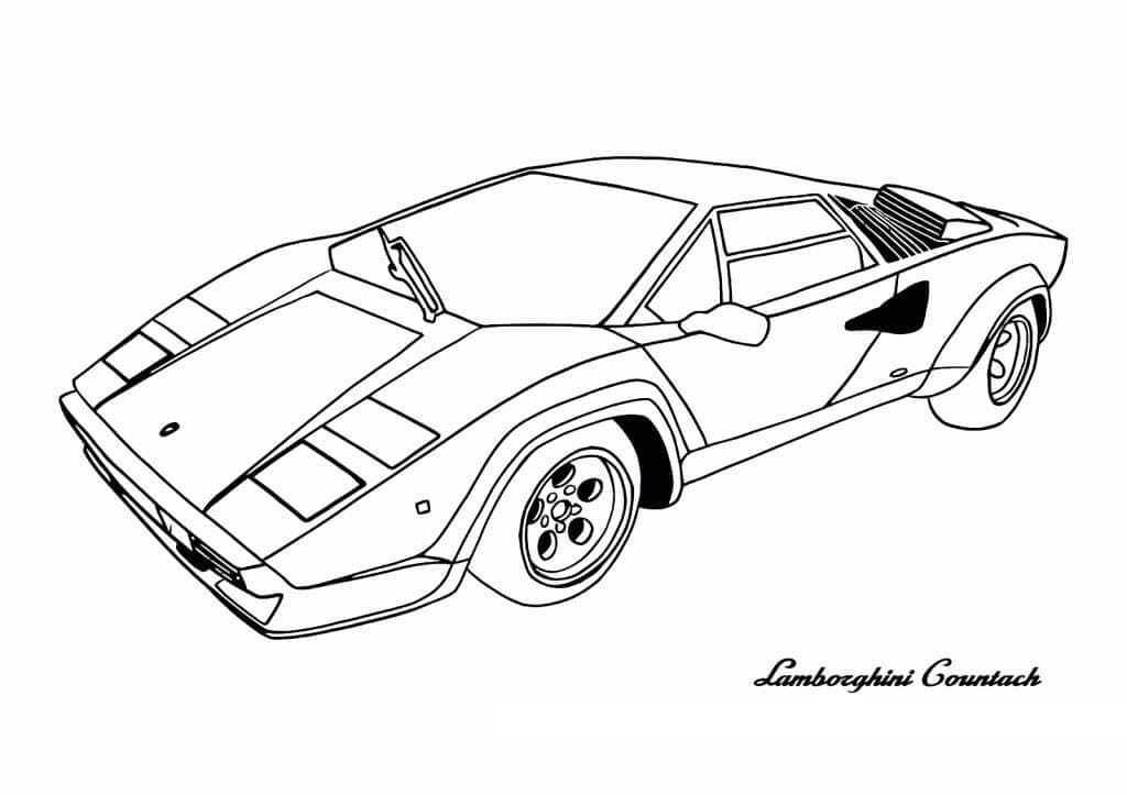 Dibujo gratuito Lamborghini #174214 de la coleccion Transporte para imprimir