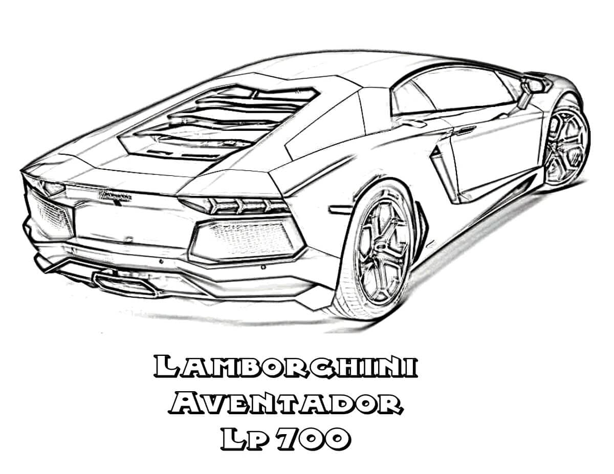 Dibujo gratuito Lamborghini #174215 de la coleccion Transporte para imprimir