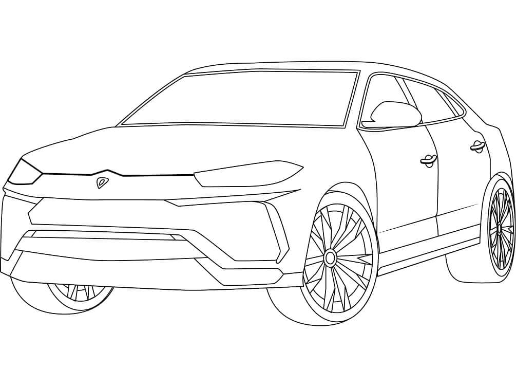 Dibujo gratuito Lamborghini #174227 de la coleccion Transporte para imprimir