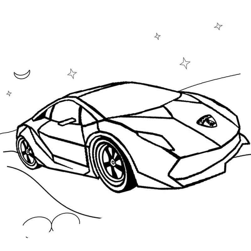 Dibujo para colorear: Lamborghini (Transporte) #174234 - Dibujos para Colorear e Imprimir Gratis