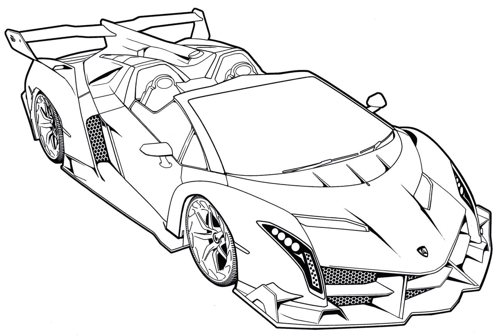 Dibujo gratuito Lamborghini #217277 de la coleccion Transporte para imprimir