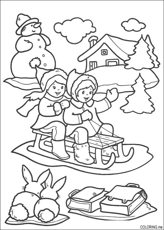 Dibujo para colorear: Luge (Transporte) #142592 - Dibujos para Colorear e Imprimir Gratis