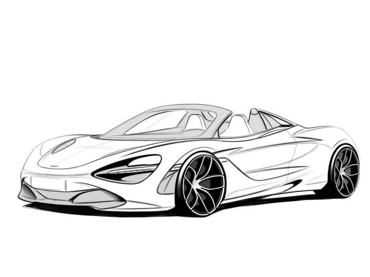 Dibujo para colorear: McLaren (Transporte) #219355 - Dibujos para Colorear e Imprimir Gratis