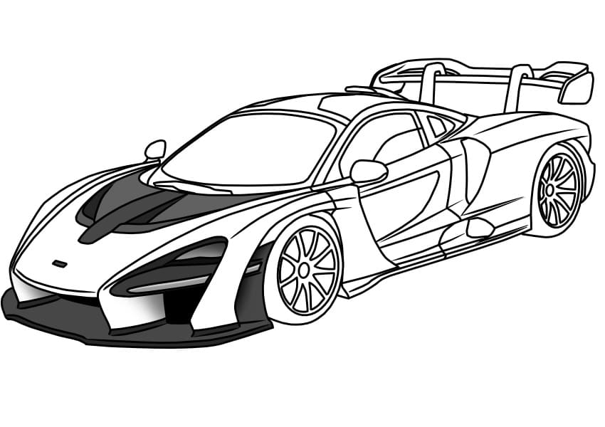 Dibujo gratuito McLaren #219356 de la coleccion Transporte para imprimir