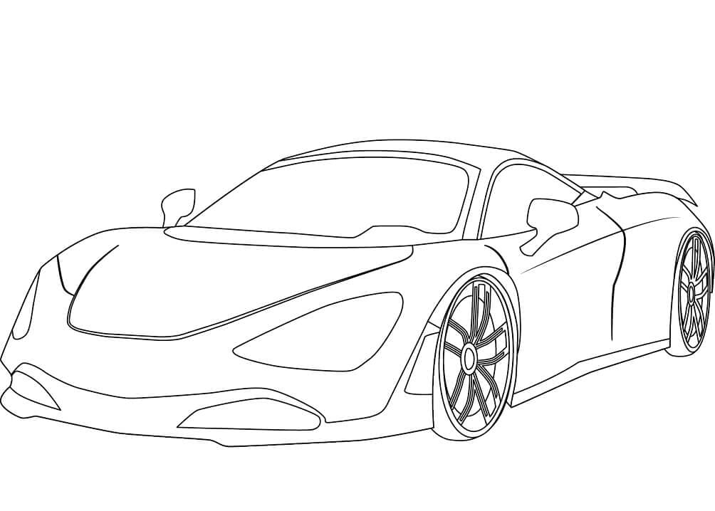 Dibujo gratuito McLaren #219365 de la coleccion Transporte para imprimir