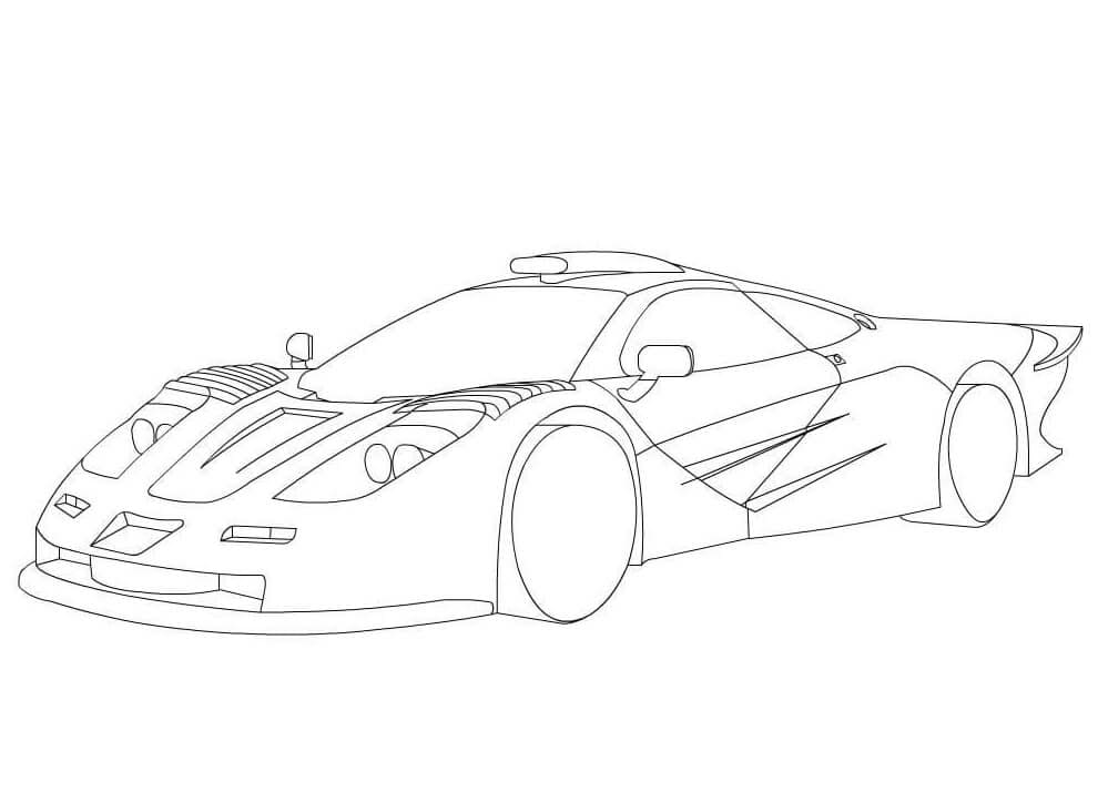 Dibujo gratuito McLaren #219366 de la coleccion Transporte para imprimir
