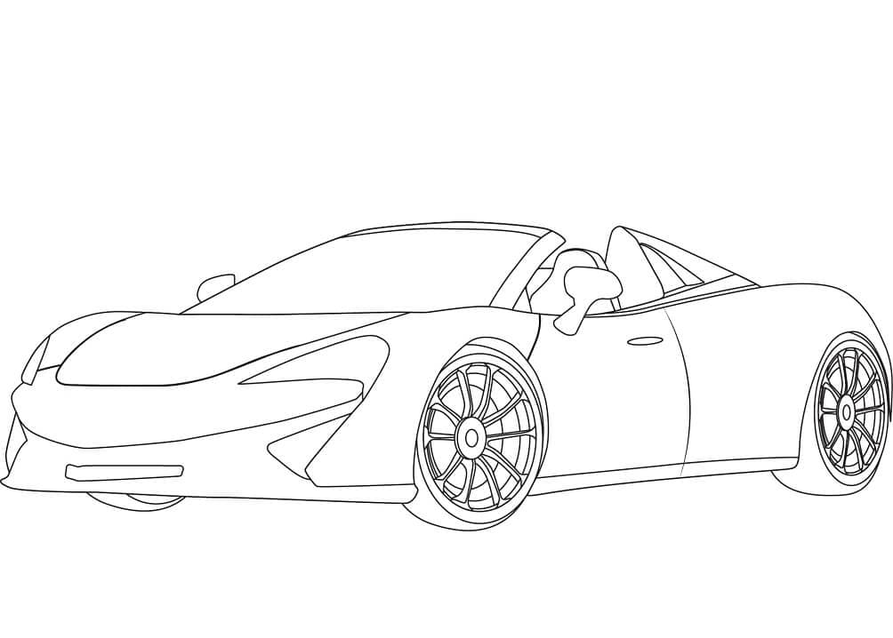 Dibujo gratuito McLaren #219369 de la coleccion Transporte para imprimir