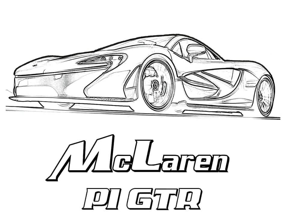 Dibujo gratuito McLaren #219370 de la coleccion Transporte para imprimir