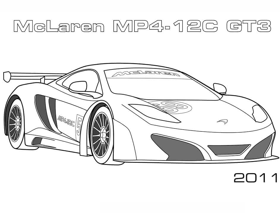 Dibujo gratuito McLaren #219374 de la coleccion Transporte para imprimir