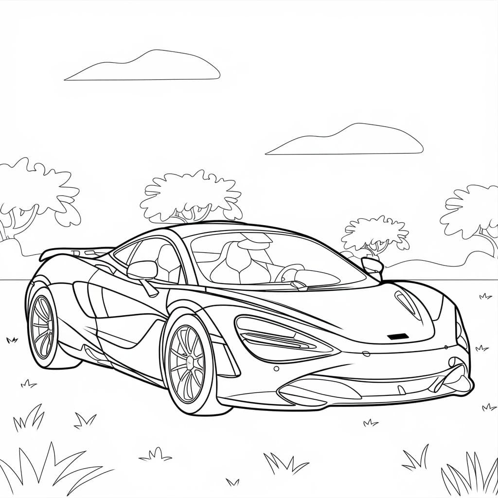 Dibujo gratuito McLaren #219378 de la coleccion Transporte para imprimir