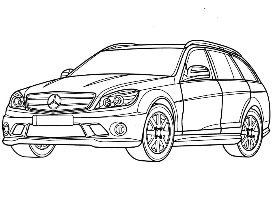 Dibujo gratuito Mercedes #187465 de la coleccion Transporte para imprimir