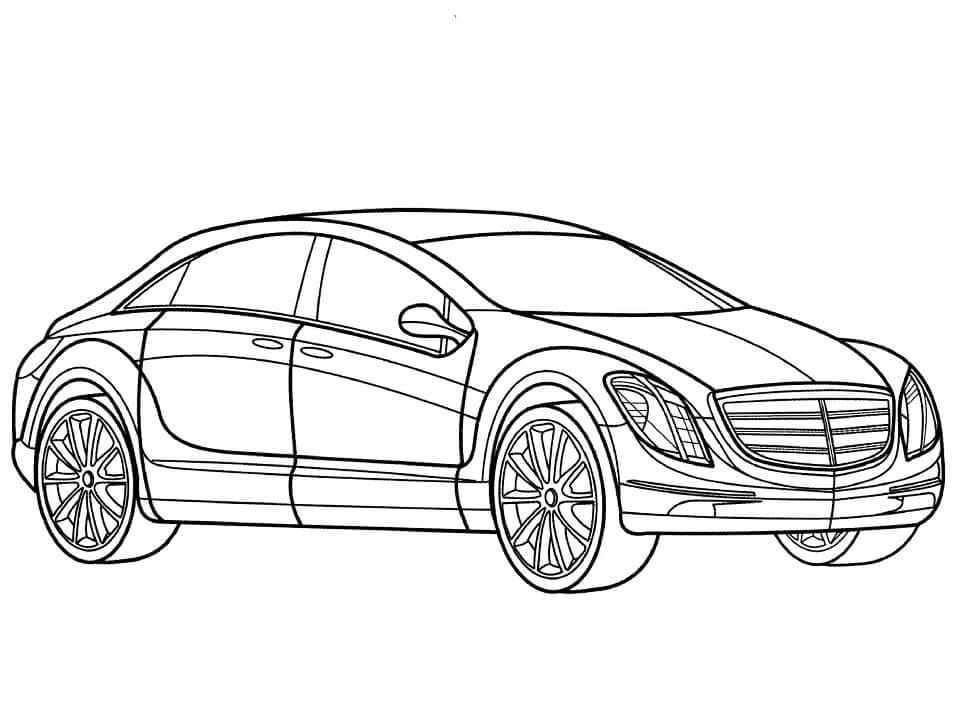 Dibujo gratuito Mercedes #187476 de la coleccion Transporte para imprimir