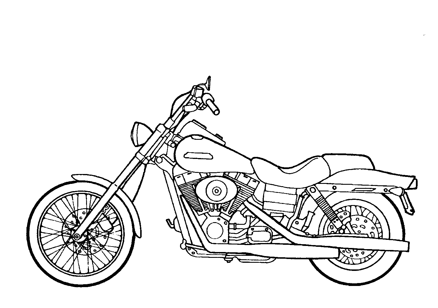 Dibujo gratuito Motocicleta #136248 de la coleccion Transporte para imprimir Dibujo gratuito Motocicleta #136248 de la coleccion Transporte para imprimir