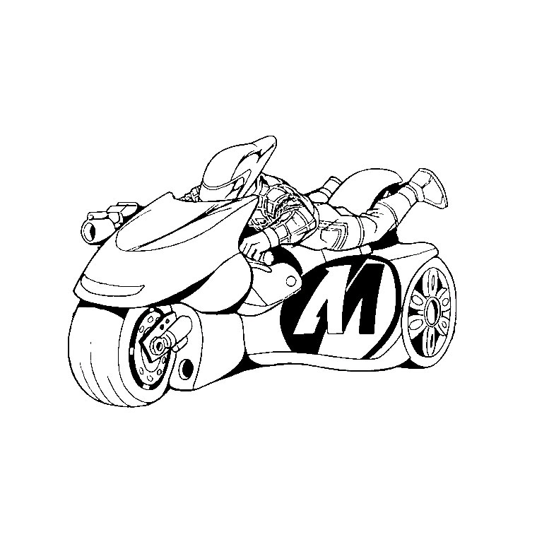 Dibujo gratuito Motocicleta #136292 de la coleccion Transporte para imprimir