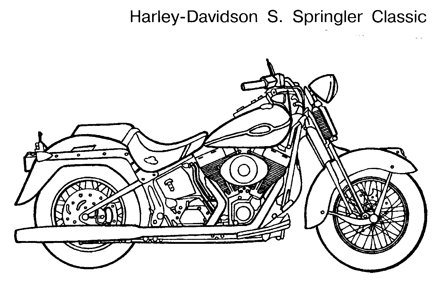 Dibujo gratuito Motocicleta #136334 de la coleccion Transporte para imprimir