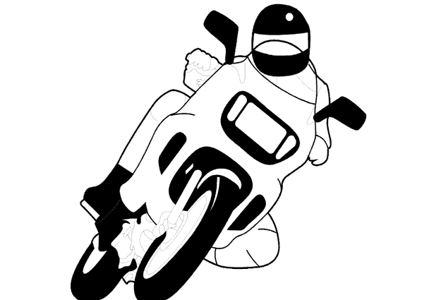Dibujo gratuito Motocicleta #136404 de la coleccion Transporte para imprimir