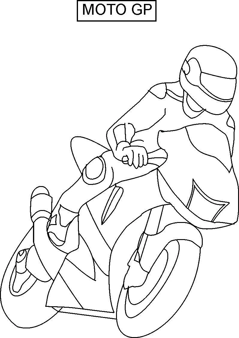 Dibujo gratuito Motocicleta #136439 de la coleccion Transporte para imprimir