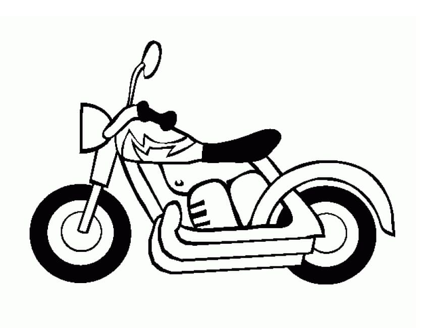 Dibujo gratuito Motocicleta #175333 de la coleccion Transporte para imprimir