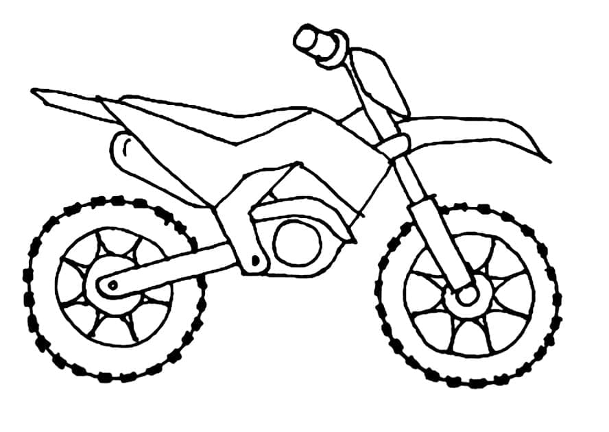 Dibujo para colorear: Motocross (Transporte) #209992 - Dibujos para Colorear e Imprimir Gratis