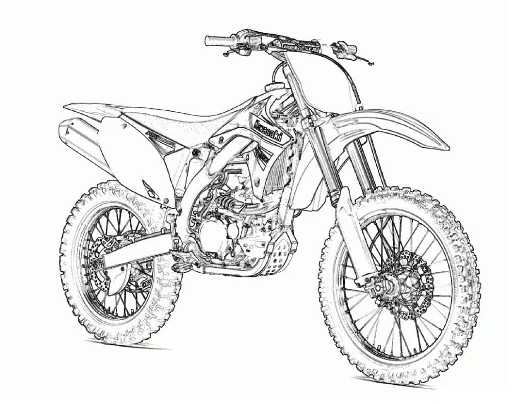 Dibujo gratuito Motocross #210003 de la coleccion Transporte para imprimir