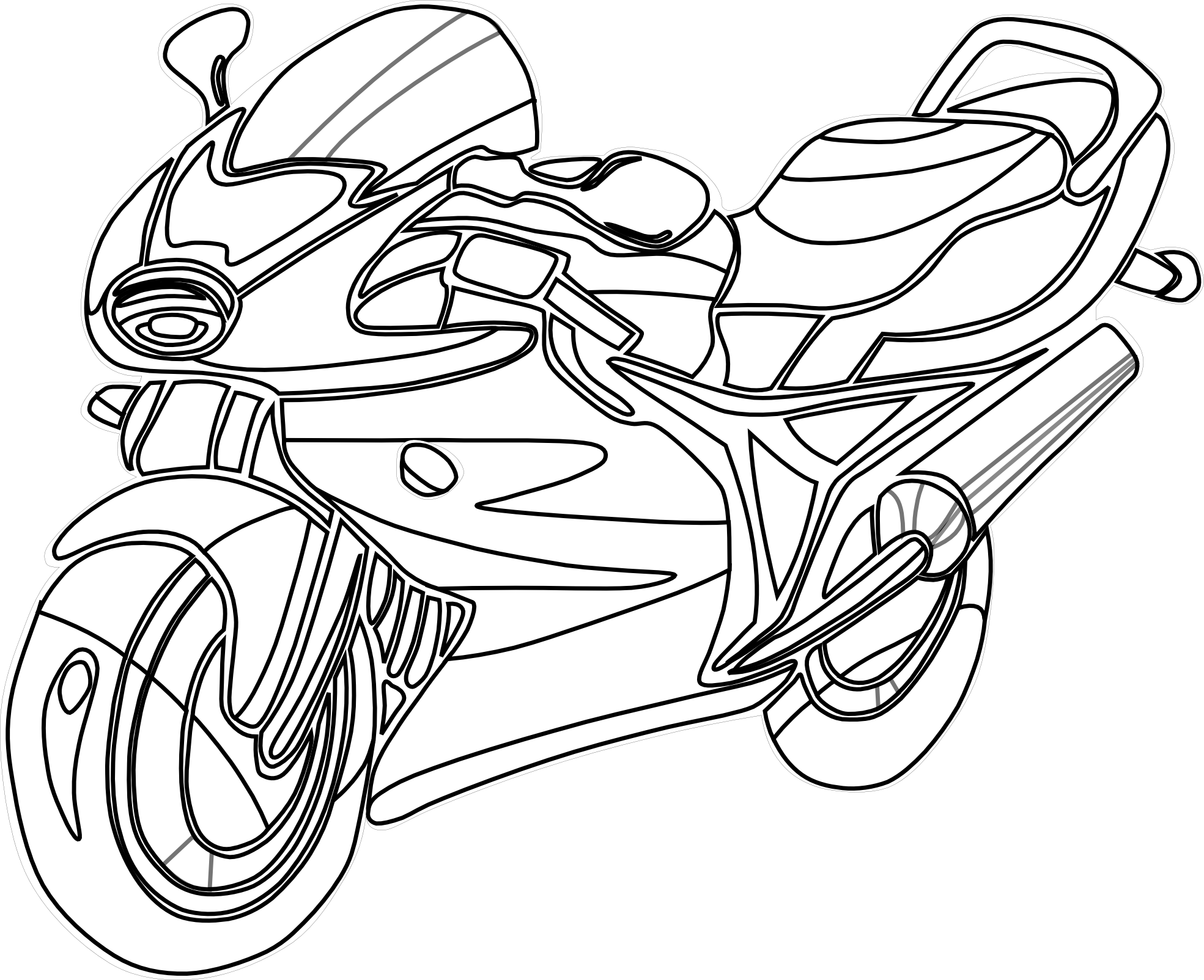 Dibujos de Motorcycle #136252 (Transporte) para colorear – Páginas  imprimibles gratis