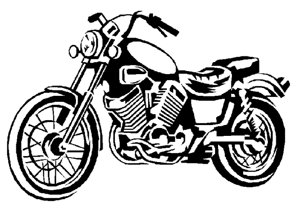 Dibujo para colorear: Motorcycle (Transporte) #136266 - Dibujos para Colorear e Imprimir Gratis