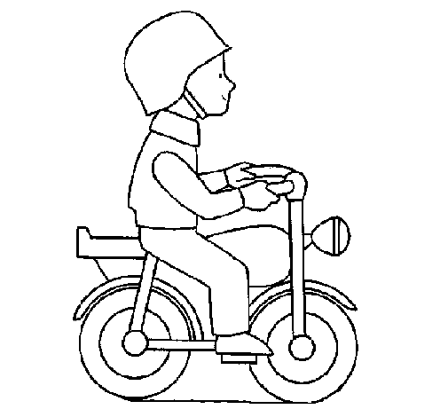 Dibujo para colorear: Motorcycle (Transporte) #136341 - Dibujos para Colorear e Imprimir Gratis