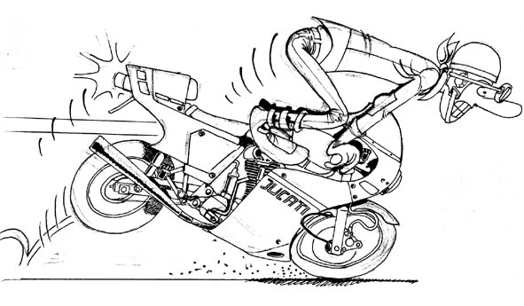 Dibujo para colorear: Motorcycle (Transporte) #136399 - Dibujos para Colorear e Imprimir Gratis