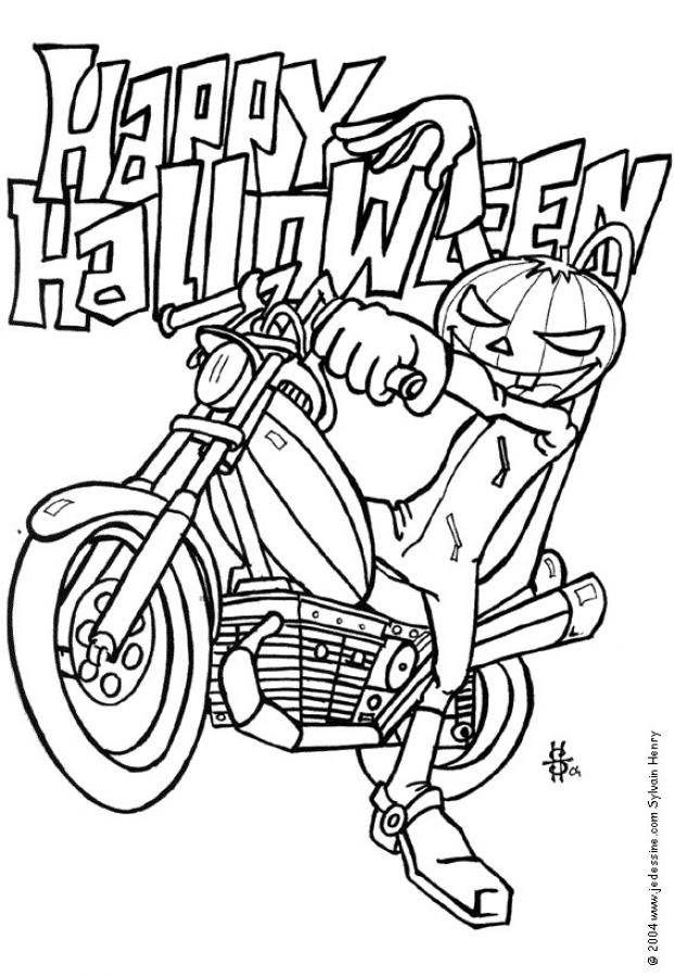 Dibujo para colorear: Motorcycle (Transporte) #136414 - Dibujos para Colorear e Imprimir Gratis