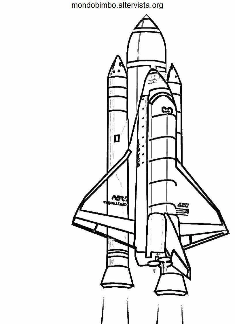Dibujo gratuito Nave Espacial #140467 de la coleccion Transporte para imprimir