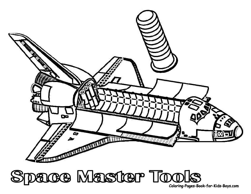 Dibujo gratuito Nave Espacial #140495 de la coleccion Transporte para imprimir