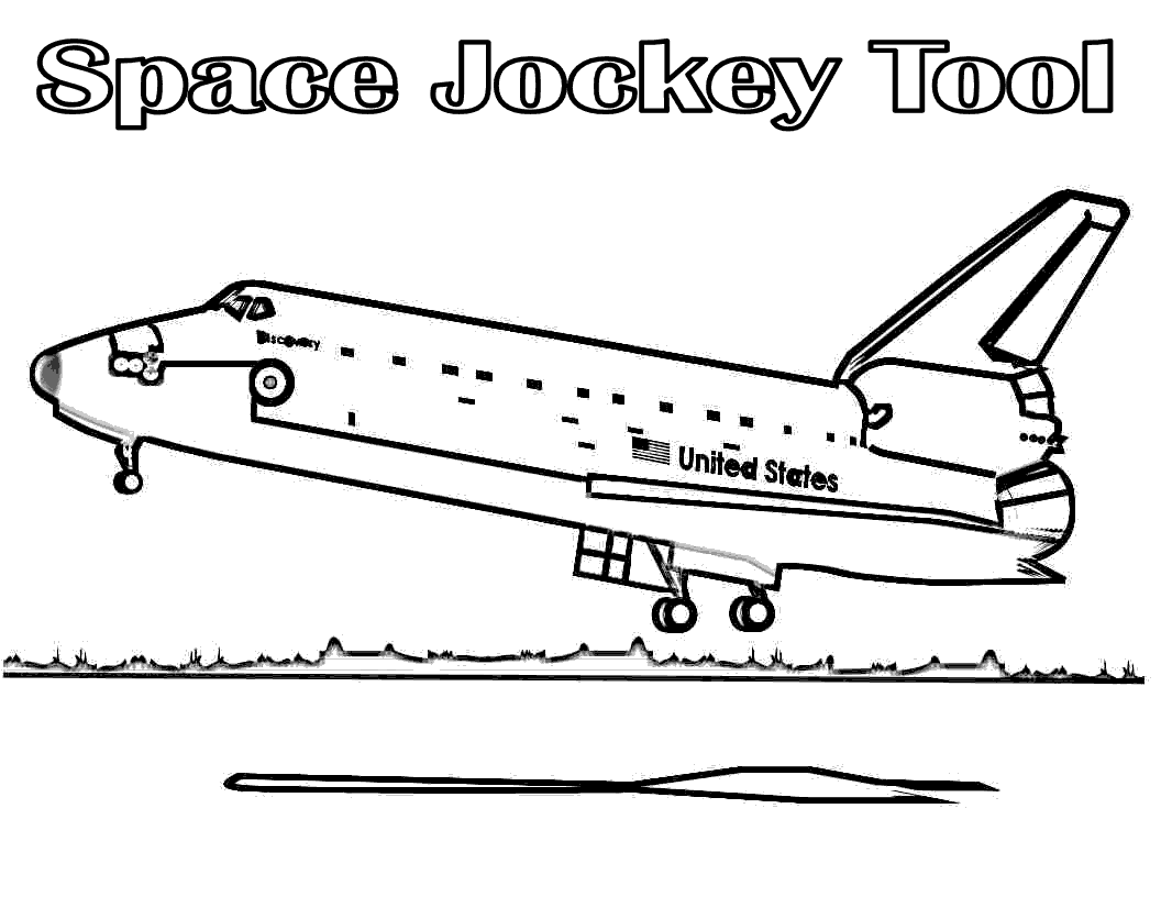 Dibujo gratuito Nave Espacial #140498 de la coleccion Transporte para imprimir