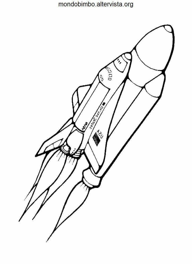 Dibujo gratuito Nave Espacial #140521 de la coleccion Transporte para imprimir