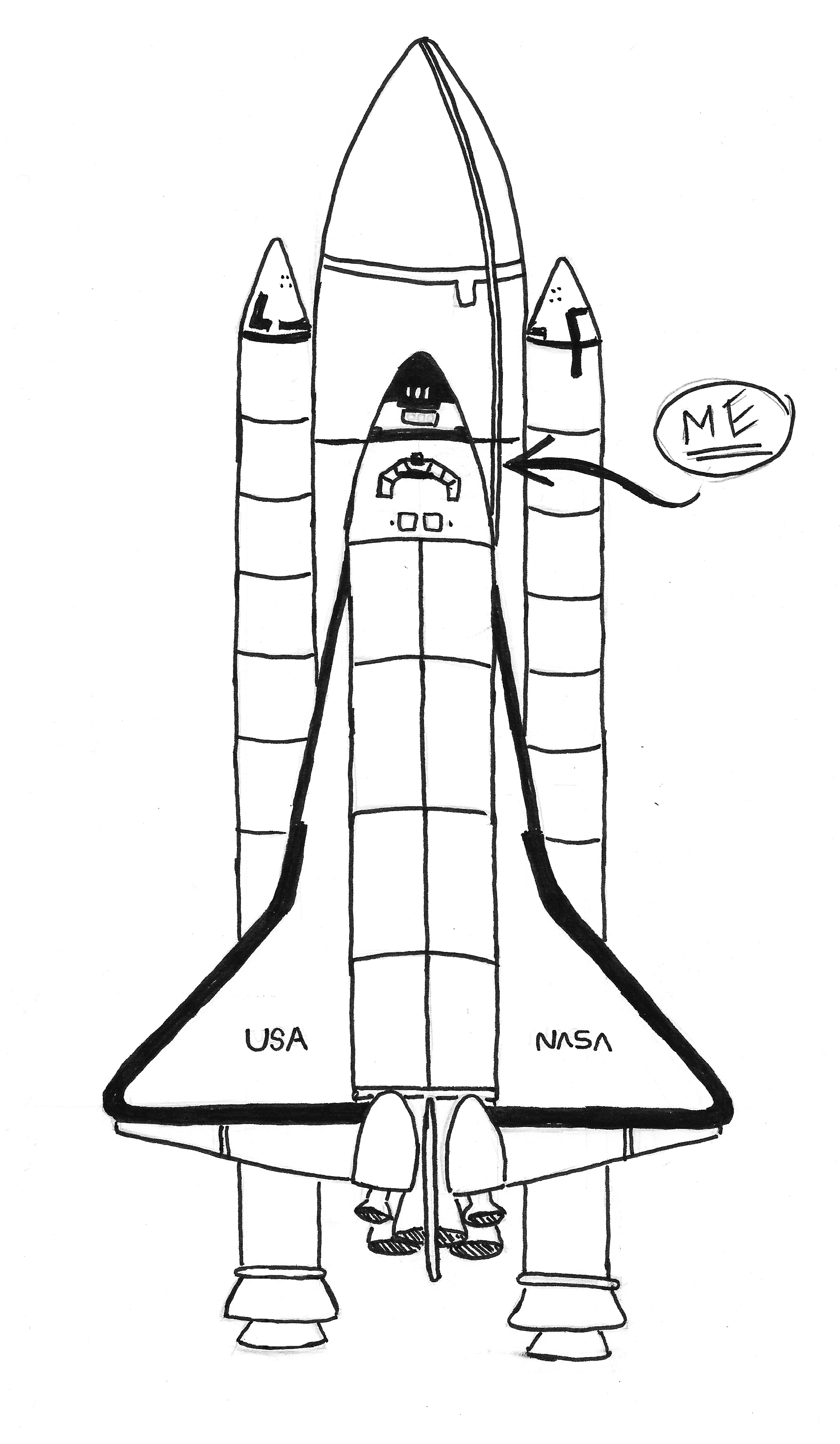 Dibujo gratuito Nave Espacial #140612 de la coleccion Transporte para imprimir
