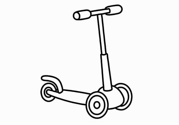 Dibujo gratuito Patinete #215227 de la coleccion Transporte para imprimir Dibujo gratuito Patinete #215227 de la coleccion Transporte para imprimir