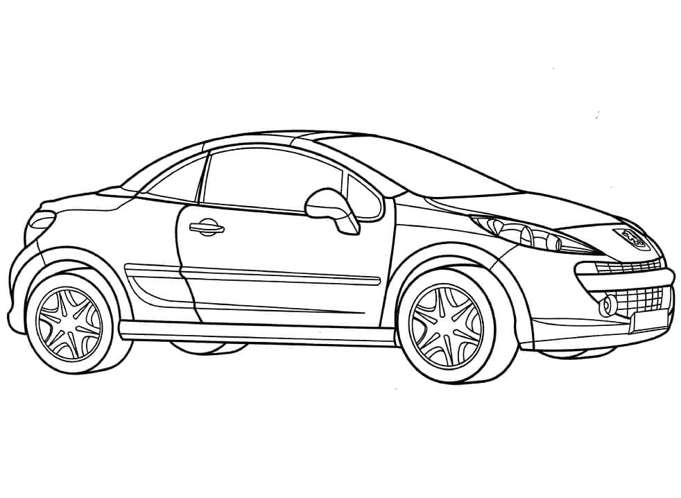 Dibujo gratuito Peugeot #206134 de la coleccion Transporte para imprimir
