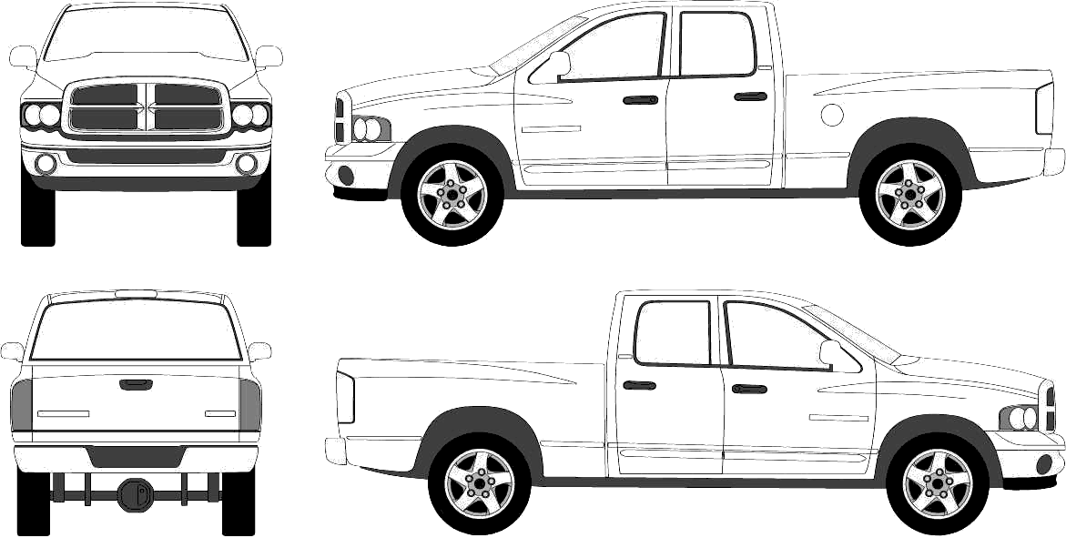 Dibujo para colorear: Pickup (Transporte) #144316 - Dibujos para Colorear e Imprimir Gratis