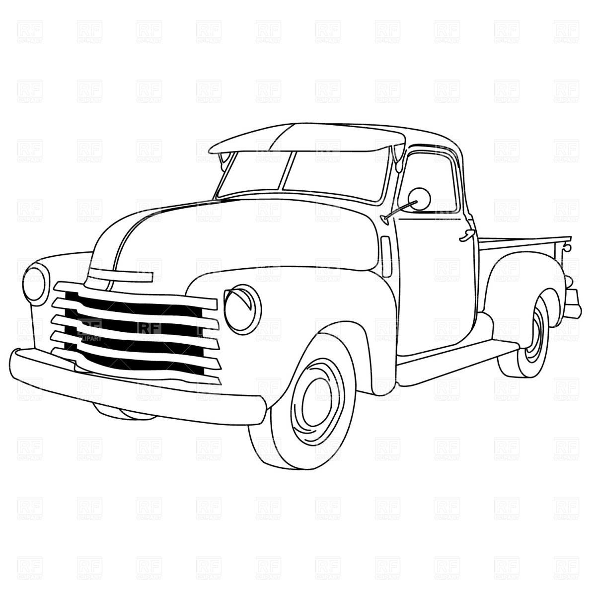 Dibujo para colorear: Pickup (Transporte) #144331 - Dibujos para Colorear e Imprimir Gratis